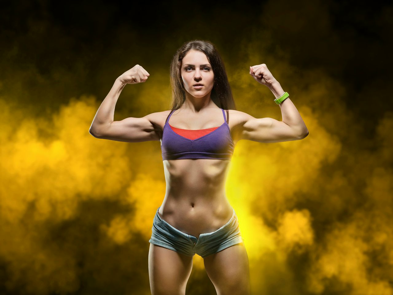 Athletic girls in Ankan